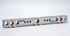 Belading stalen H profiel Ziegler / Ladegut Hallenträger