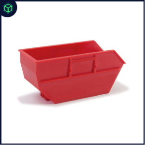 Afvalcontainer 15m3, rood (2 st.)