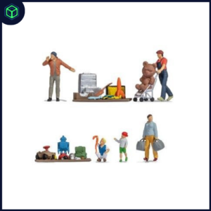 Figuren thema set Vlooienmarkt / rommelmarkt