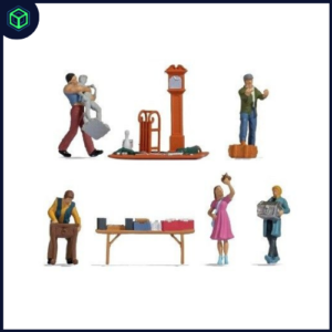 Figuren thema set Vlooienmarkt / rommelmarkt
