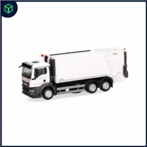 MAN TGS NN Faun Variopress (vuilniswagen), wit