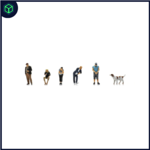 Trinkhalle figuren (6x)