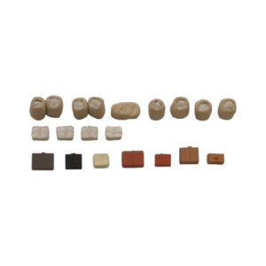 Perronlading (koffers, kranten, postzakken)